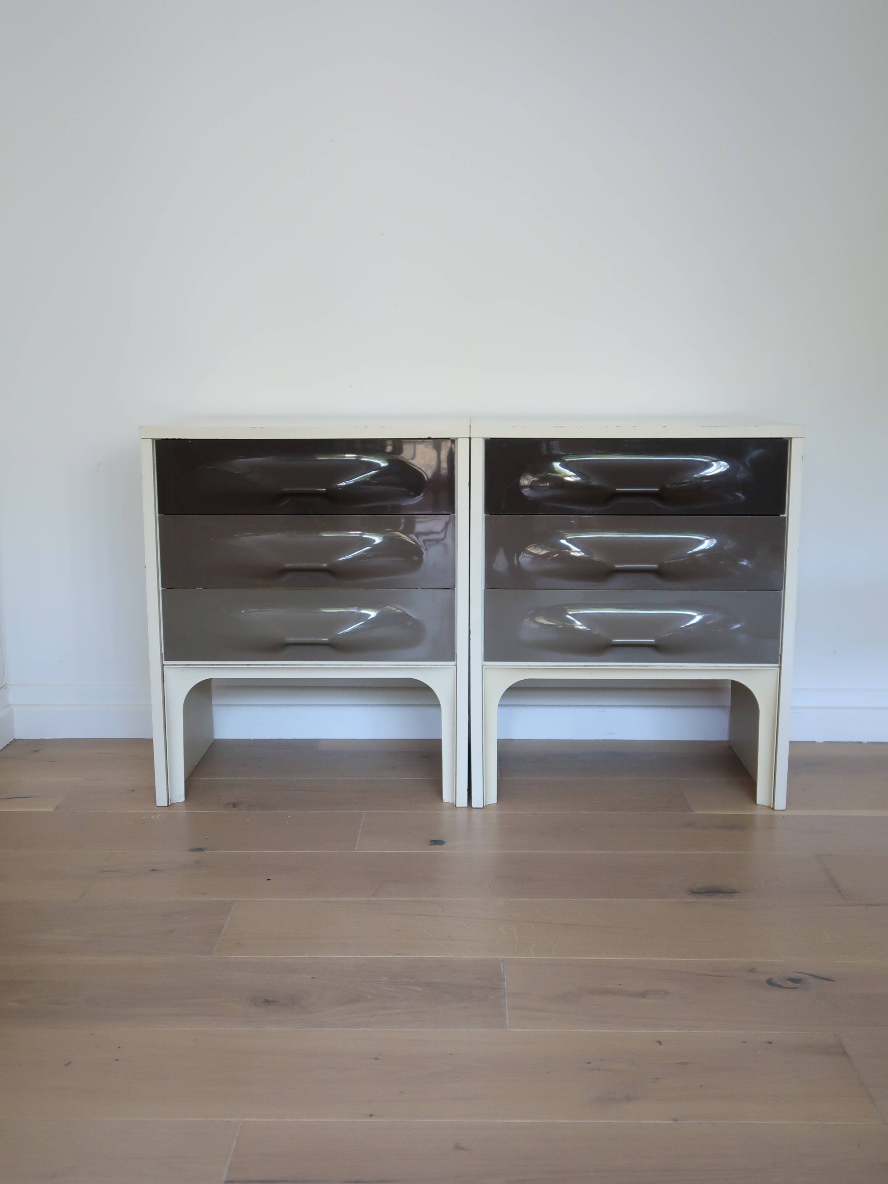 Pair of Raymond Loewy bedside tables
