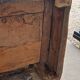Antique carved oak chest