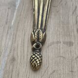 Rocaille style bronze wall lamp