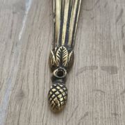 Rocaille style bronze wall lamp