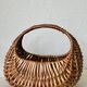 Wicker gondola basket from the 50s/60s