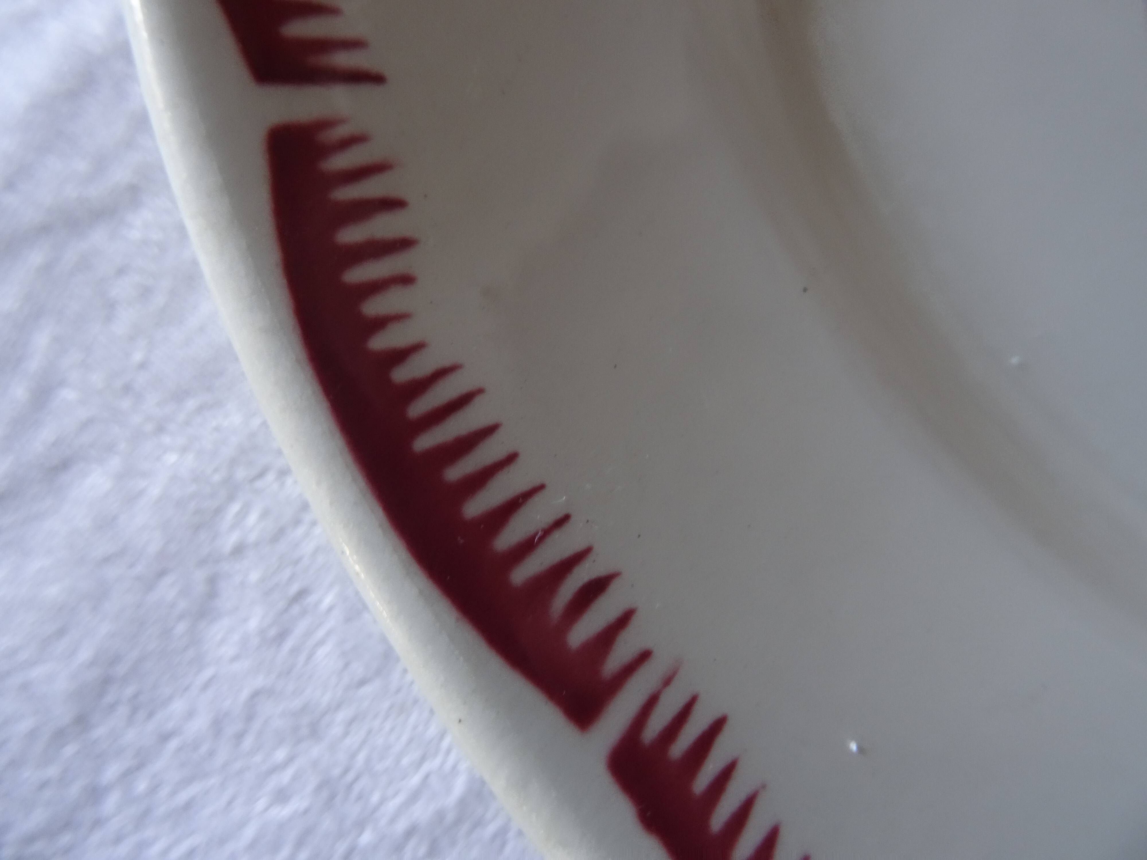 Lot of 5 vintage dessert plates