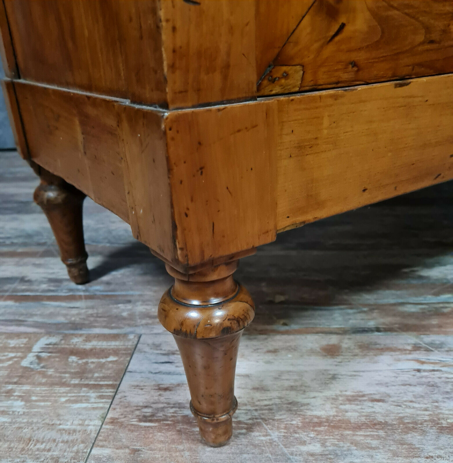 Louis XVI period library in light walnut around 1780