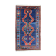 Antique caucasian area rug- handwoven wool kazak rug
