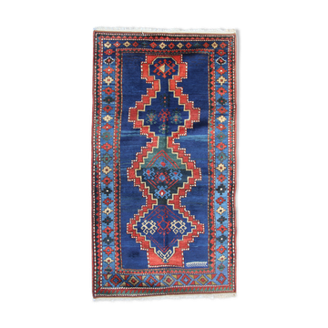 Tapis kazak en laine tissé à la main - 132x250cm