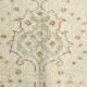 Soft Beige Neutral Vintage Oushak Carpert Rug, 222x330 Cm