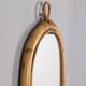 Vintage 1960s Wall Mirror with Bamboo Shelf, Italian Design