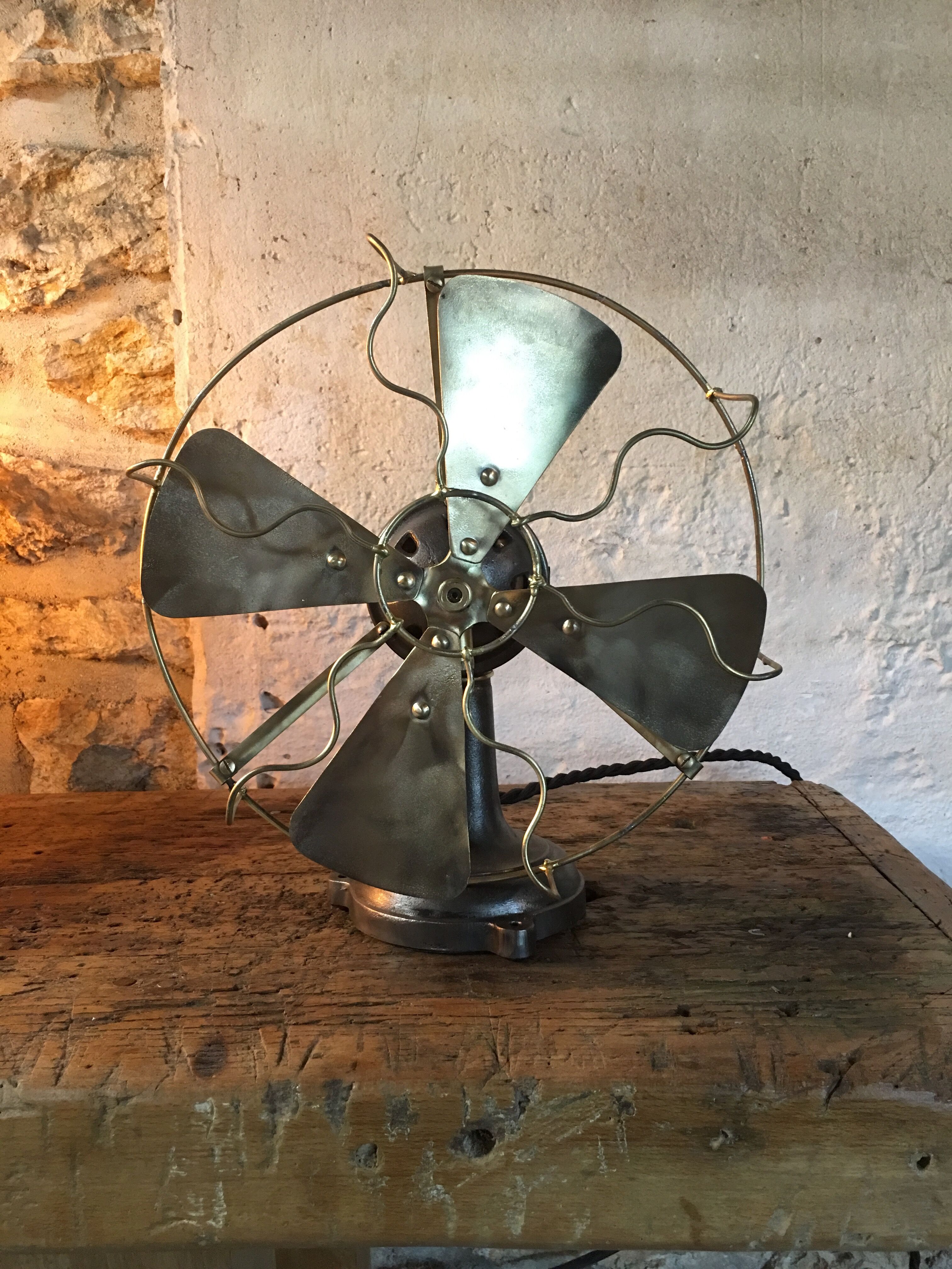 Former fan cast iron and brass 1930
