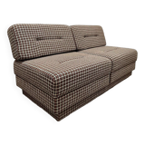 Vintage Swedish convertible sofa lounge chairs in table & daybed