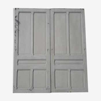 Pair of sliding doors 100.8x234cm each old (2)