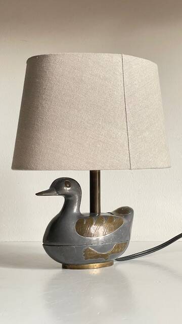 Vintage duck lamp
