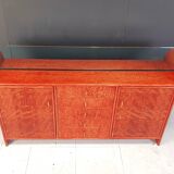 Buffet vintage en rotin, années 1970