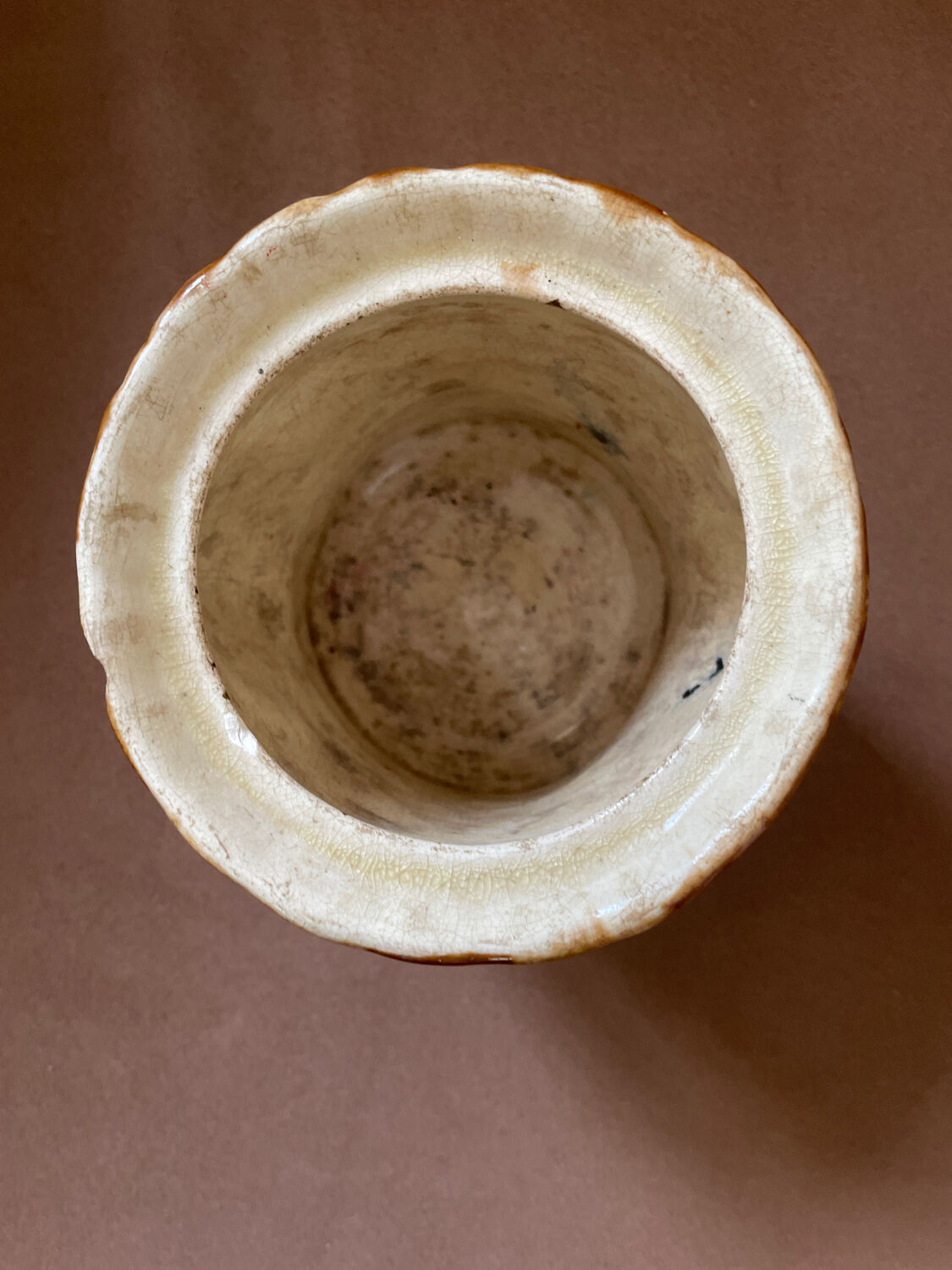 Pot in slip nineteenth century