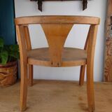 Ancienne Chaise pour Enfant en Bois - Style Baumann