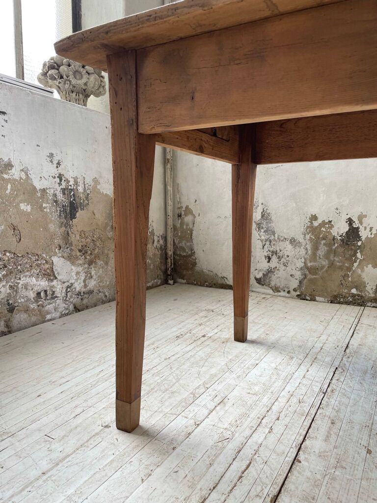 Farm table pine and walnut 2m