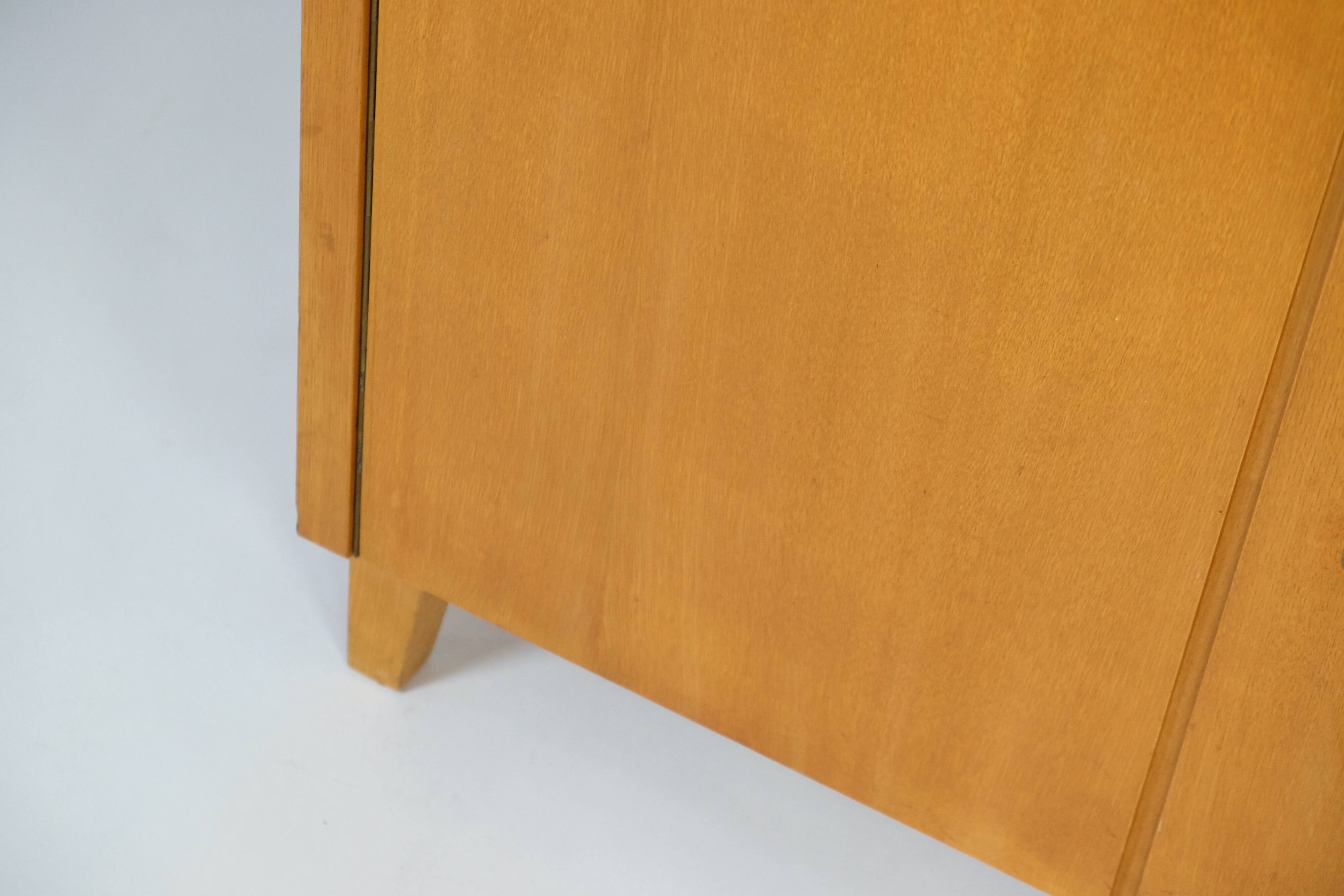 Vintage secretary desk cabinet Rüster 60s 70s midcentury