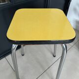 Yellow Formica stool