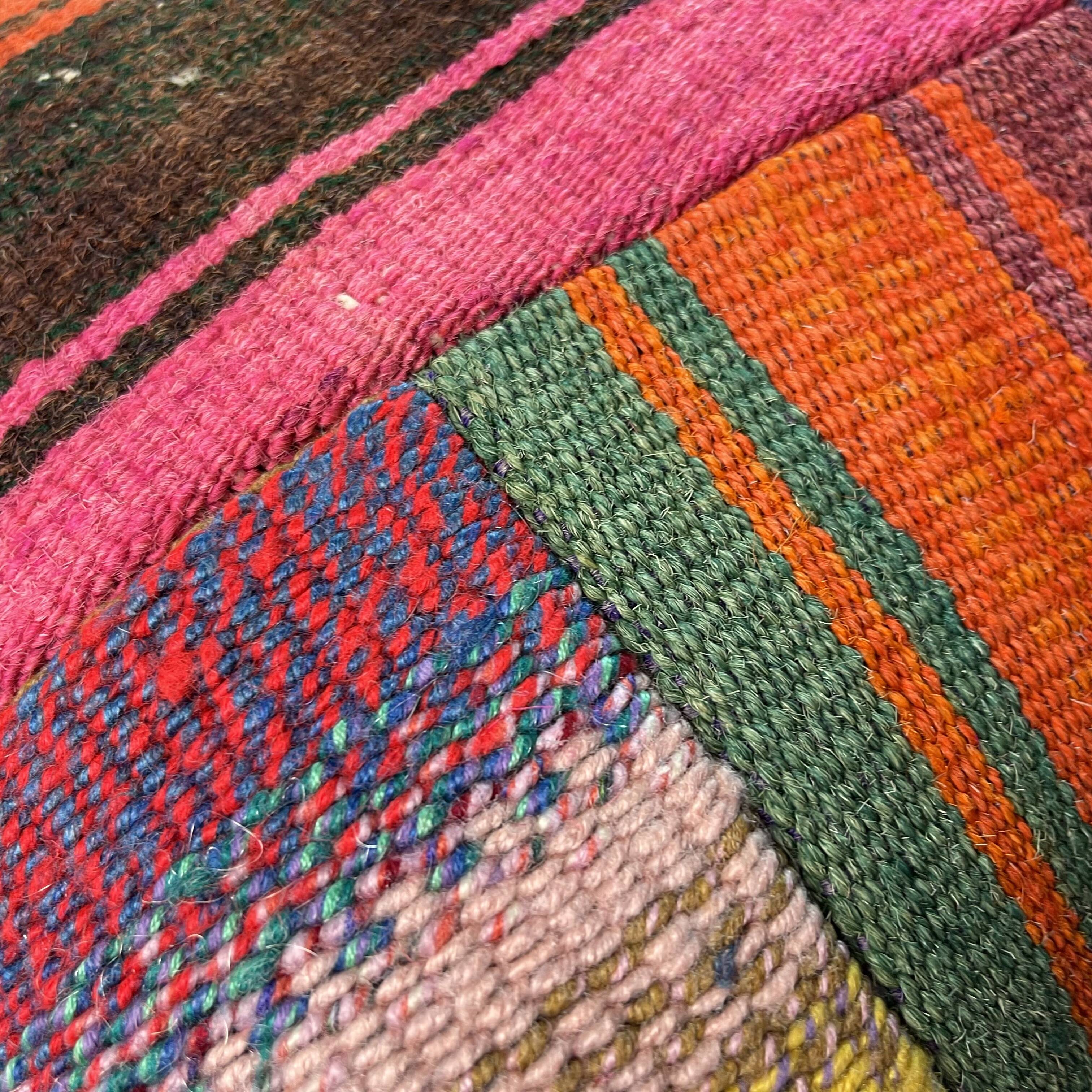 Vintage turkish kilim cushion cover 40 x 40 cm