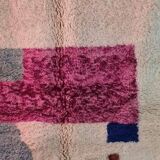 Handmade wool Berber rug 250 x 150 cm