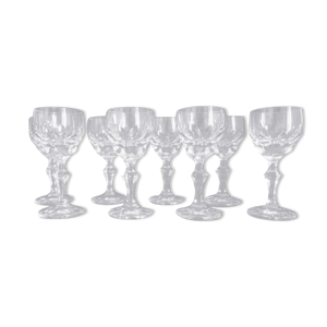 Lot de 8 verres à vin