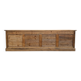 Very large pine trade counter, circa 1920.