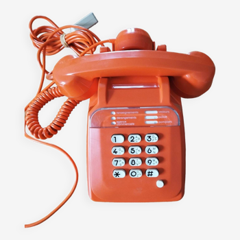 80s orange phone