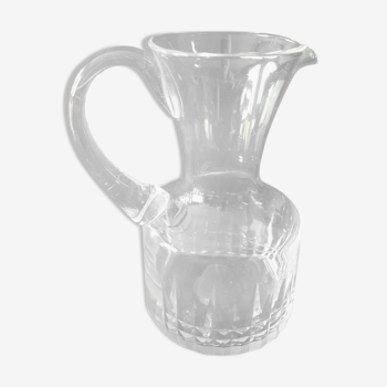 Glass carafe blown mouth handmade Avallon art glassware