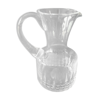 Carafe en verre soufflé bouche fait main verrerie d'art Avallon