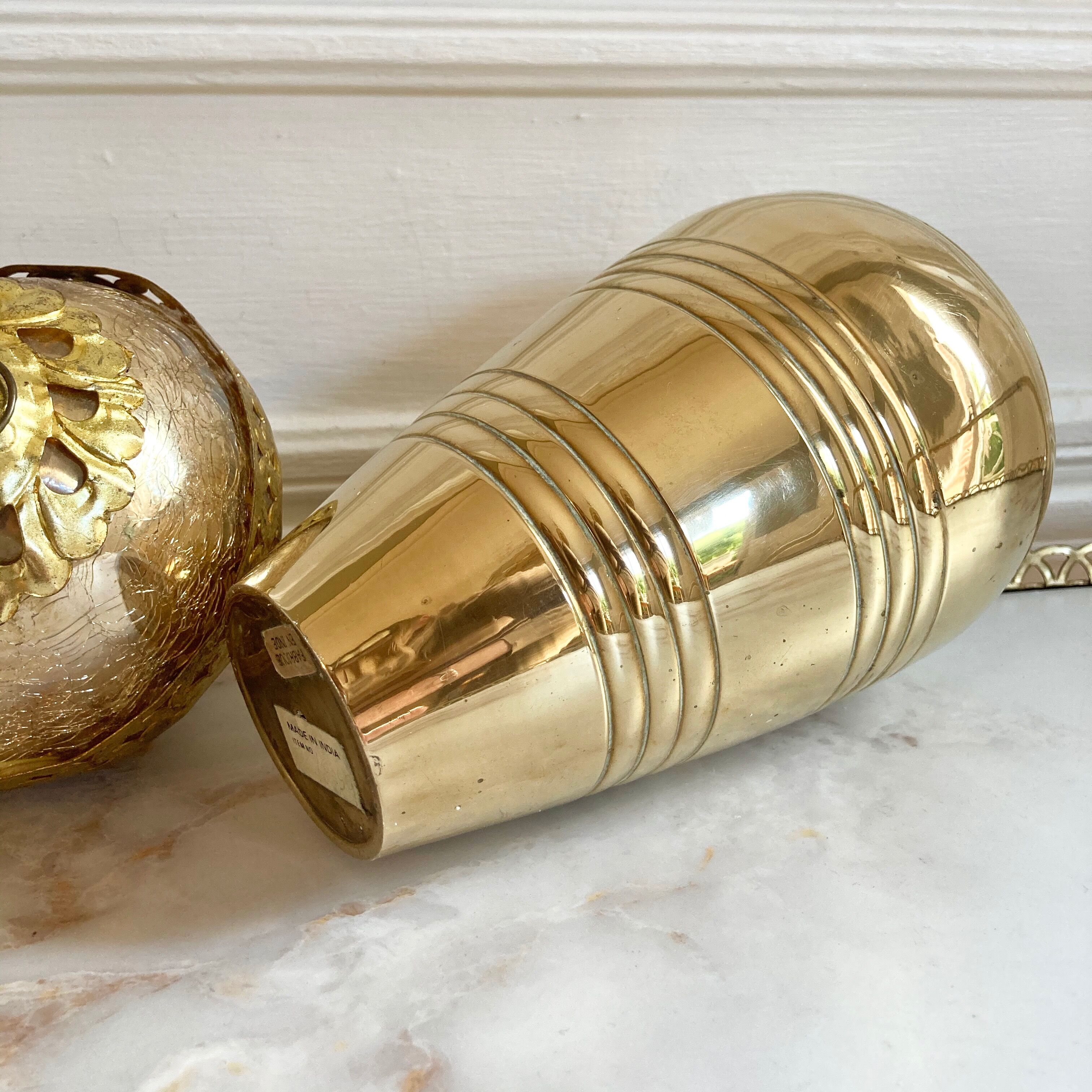 Vase en laiton