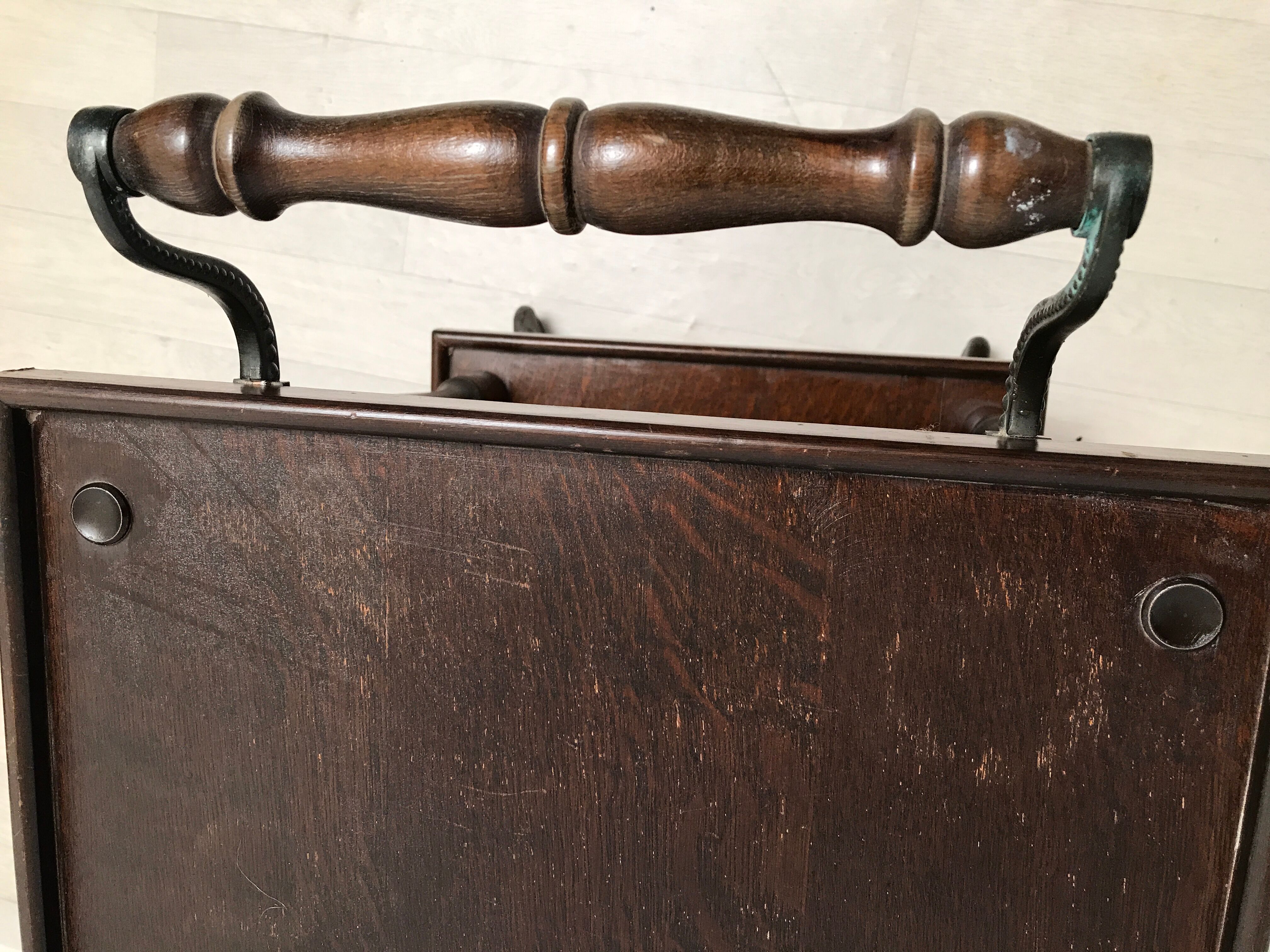 Vintage wheeled dessert Bottle Support