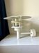 Classic Danish MCM Outdoor Metal Wall Lamp in White