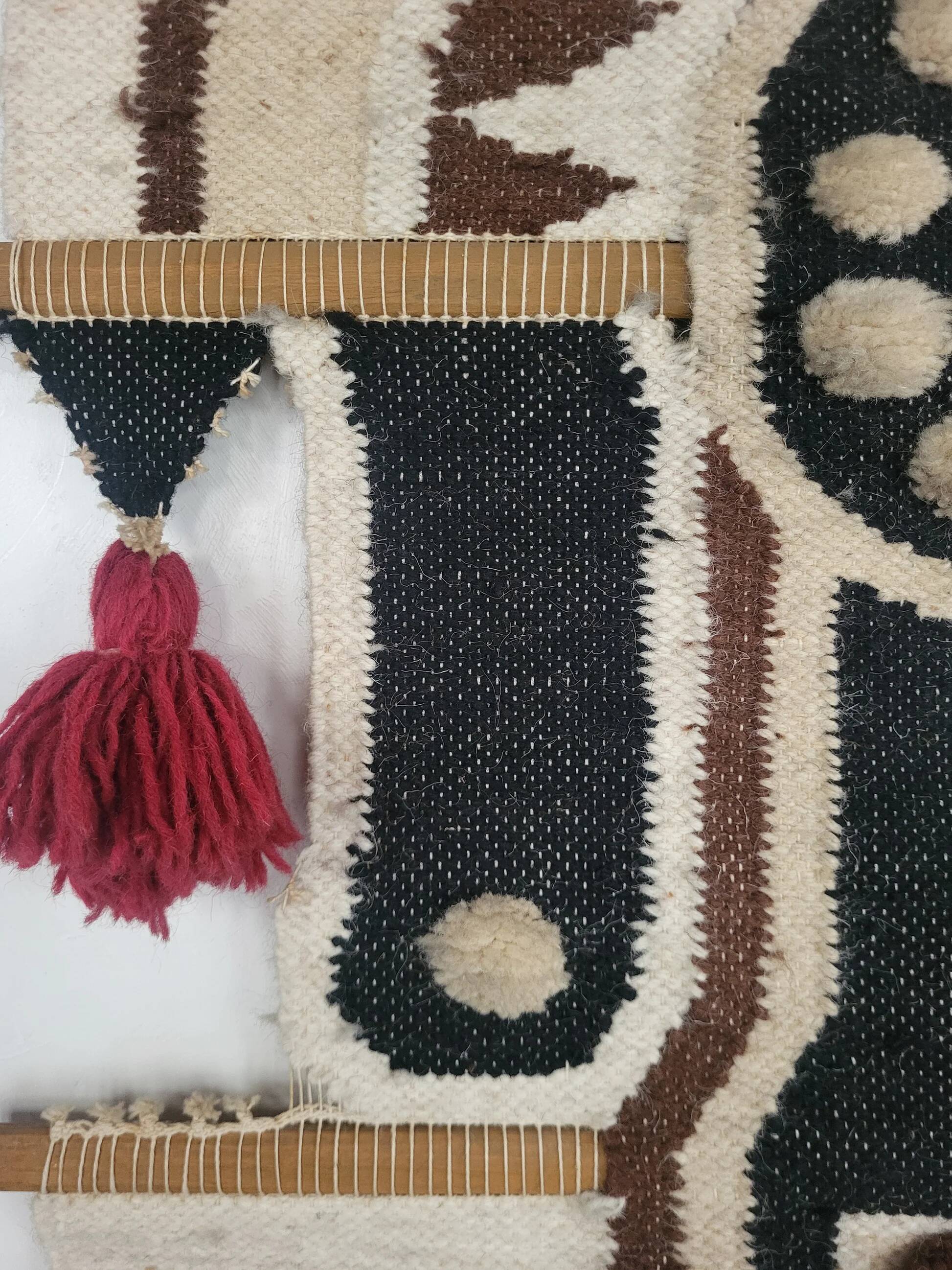 South American wall weaving