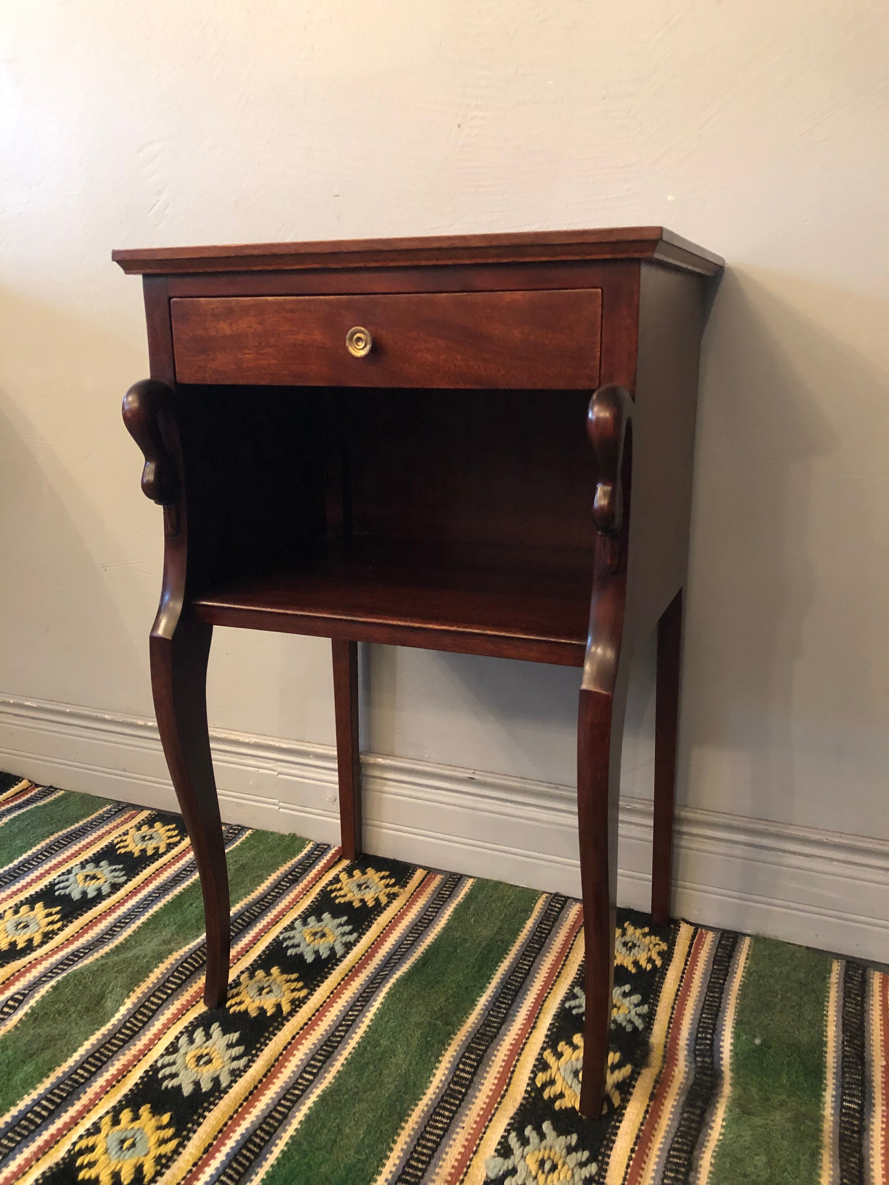 Old bedside table