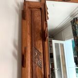 Old cloakroom in solid oak
