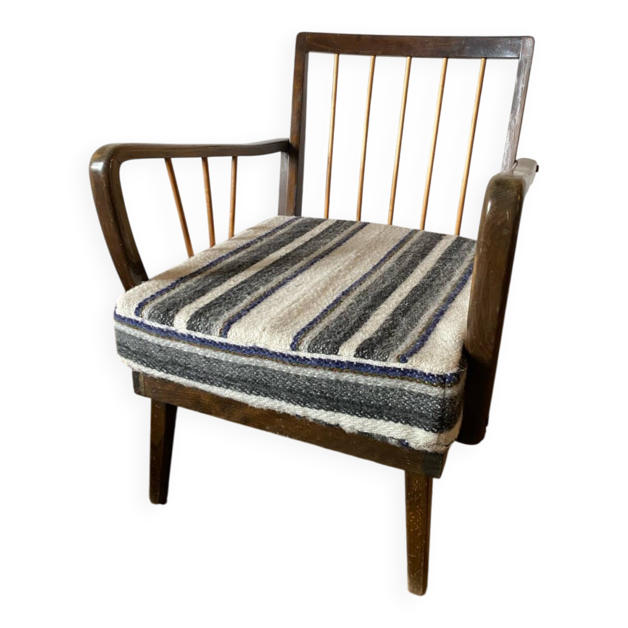 Restored vintage armchair