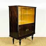 Vitrine Art déco en ébène de macassar 1940