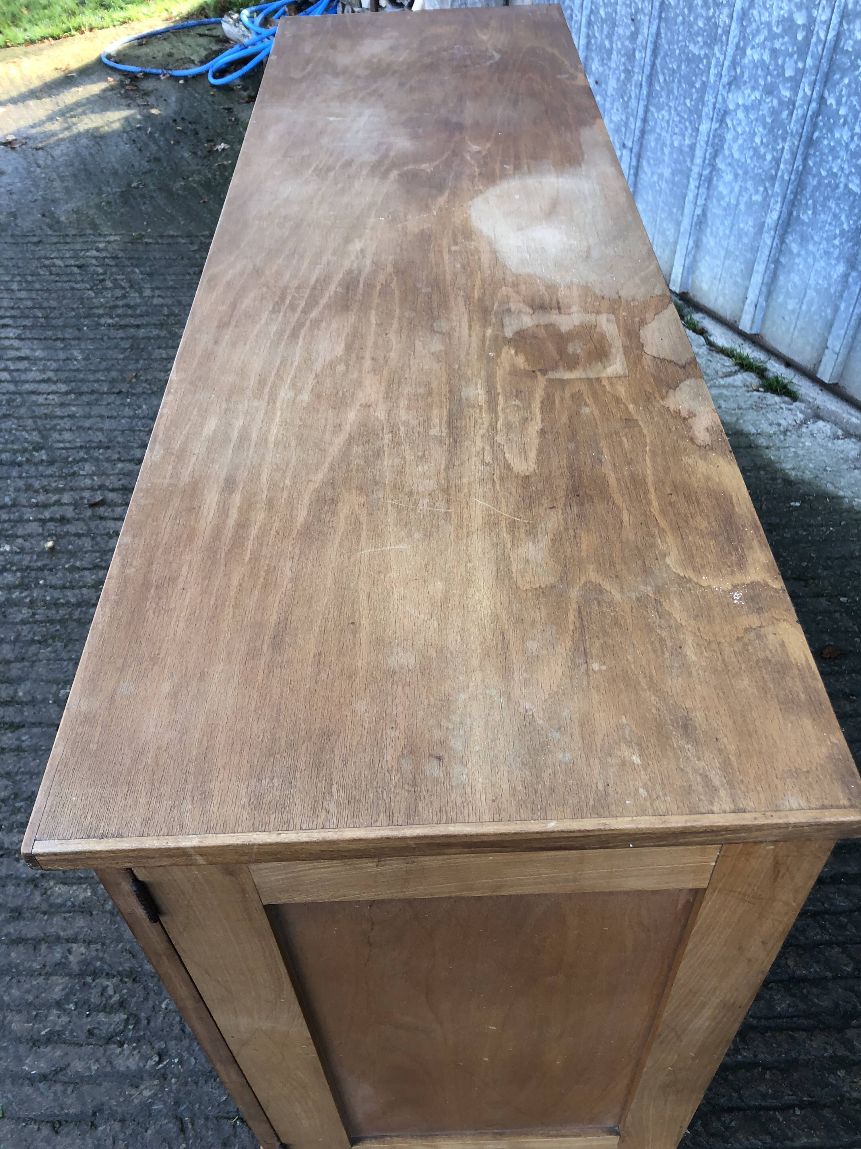 Buffet René Gabriel en hêtre et cp hêtre d’époque reconstruction