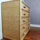 Rattan chest of drawers and woven wicker