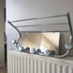 50s aluminum coat rack