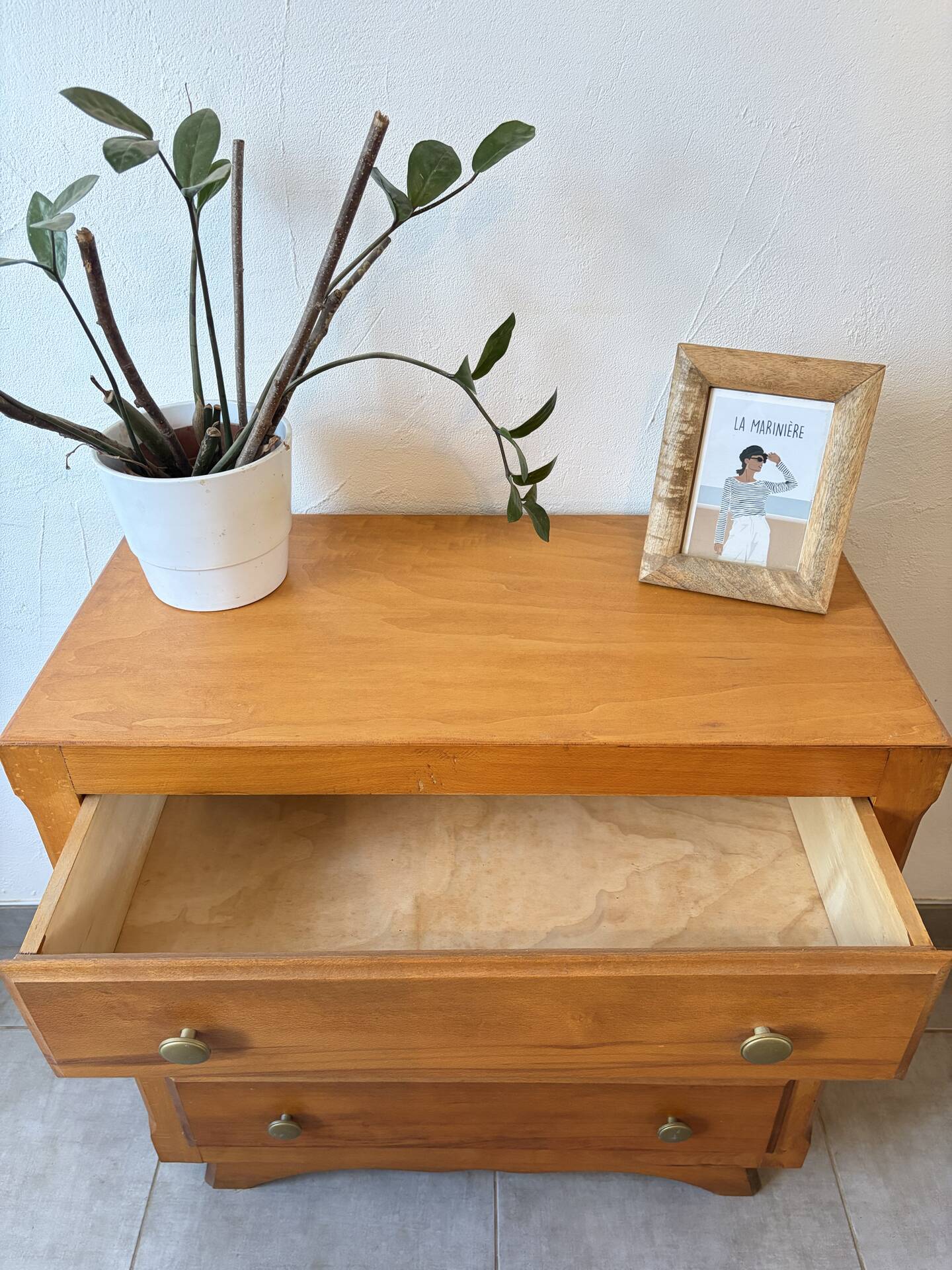 Vintage oak chest of drawers