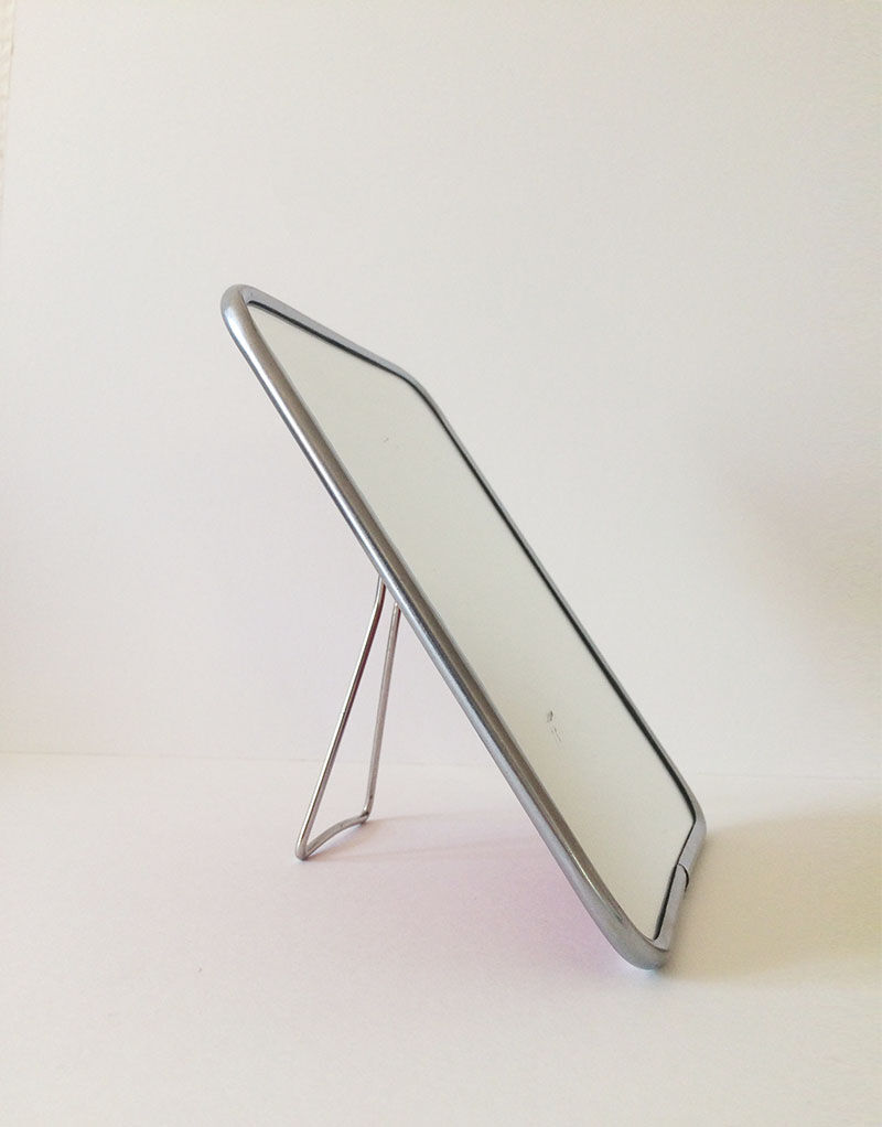 Old barber's mirror 15x20cm