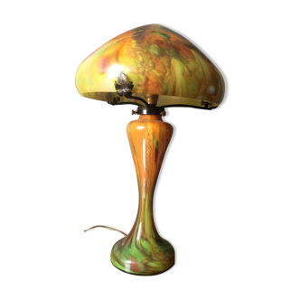 Lampe champignon modèle Odéon, Verrerie La Rochère France