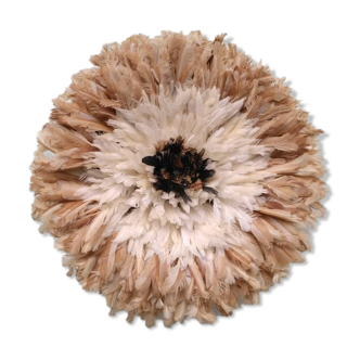 Juju hat natural interior contour white then beige of 60 cm