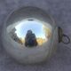 Boule de sorcière antique 7 cm 1800s couleur argent