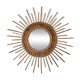 Rattan and wicker sun mirror