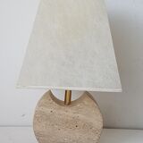 Lamp in travertine 70s