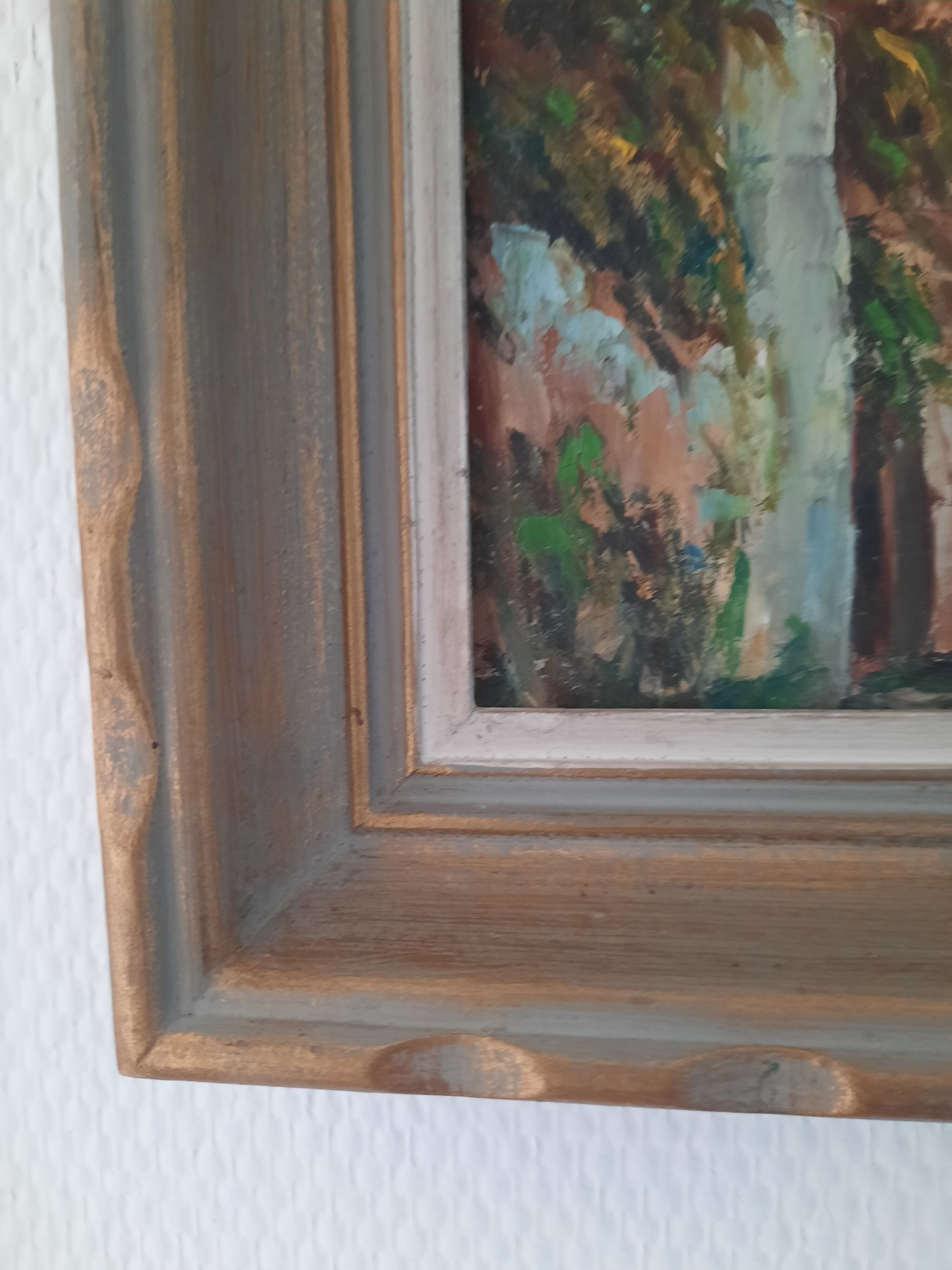 Provençal village painting