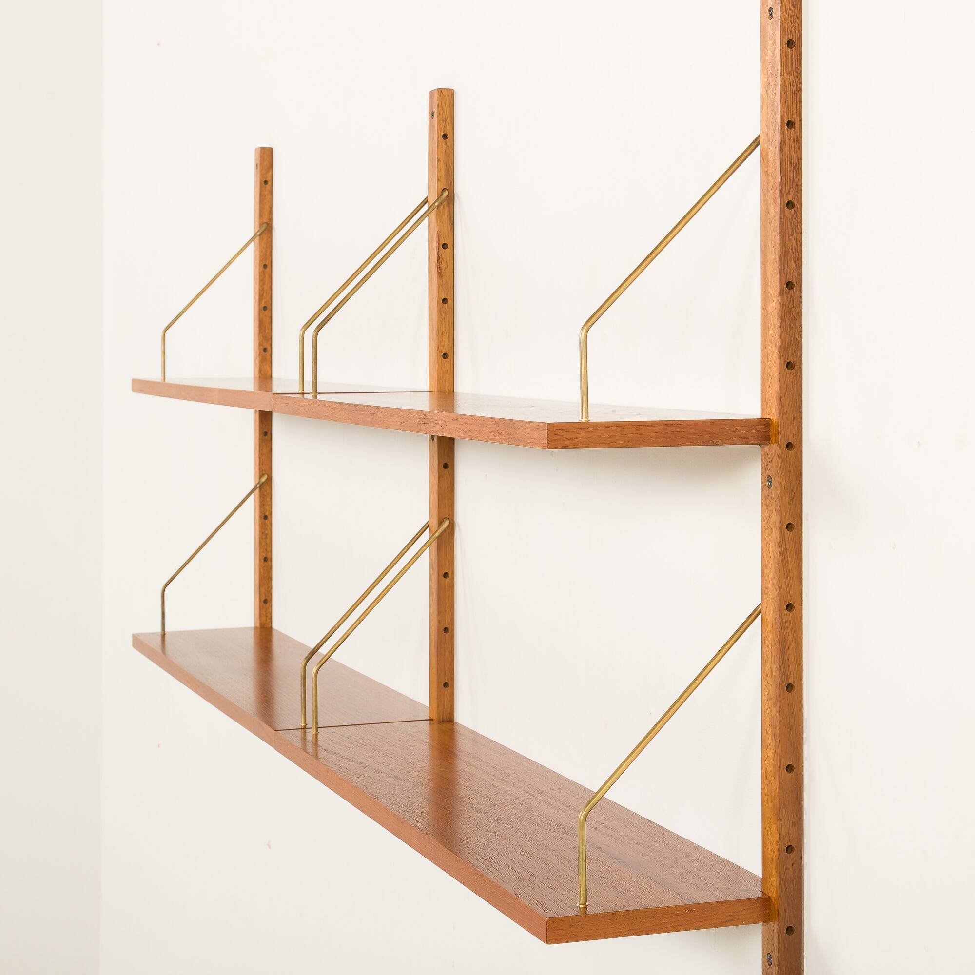 Danish teak shelving unit in Poul Cadovius style, 1960s