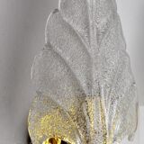 Wall lamp "leaf" by Carl Fagerlund, Murano glass, Germany, 1970