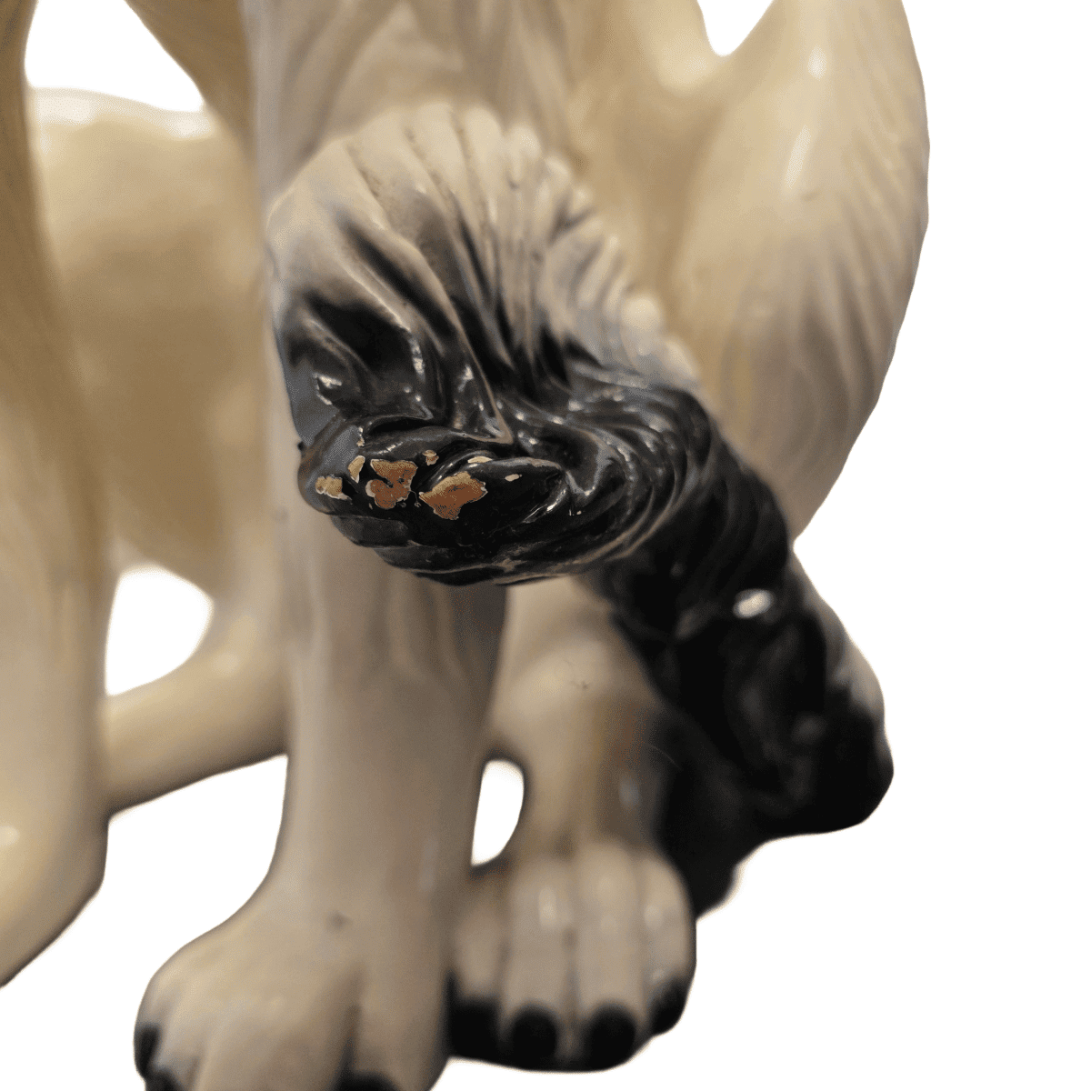 Vintage Italian Ceramic Dog Statue, 1960/70s